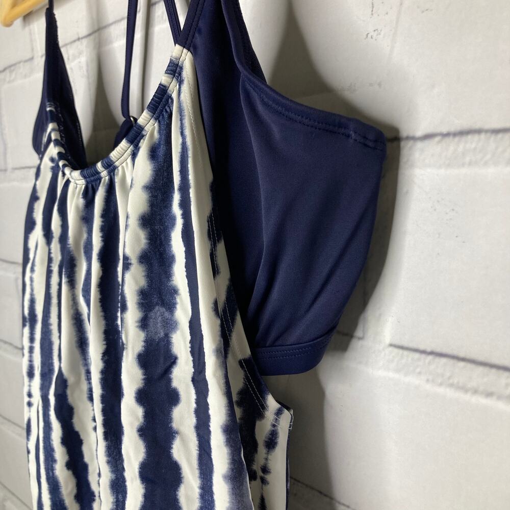 Athleta Wave Break Blousy Tankini Bathing Suit Top Size 34D/DD - Picture 8 of 14